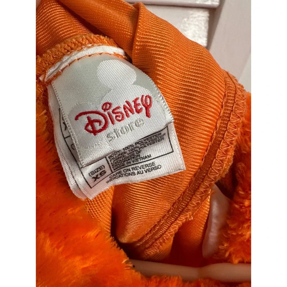 Disney Store Children's Size XS / 4 Plush Hooded Tigger Costume Padded Tummy